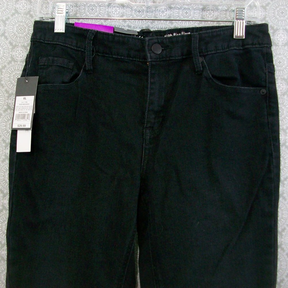 Mossimo Flare Black Jeans 6L
